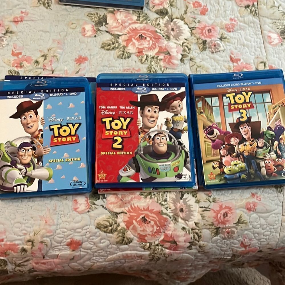 Disney Toy Story 1,2 and 3
